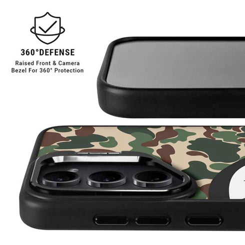 Shark Teeth Street Camo Galaxy S24 FE Kickstand Case